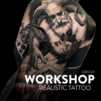 COLLABORAZIONE - WORKSHOP DI TATTOO REALISTICO x 25+
