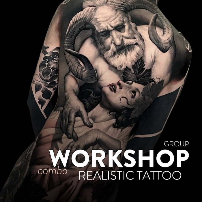 COLLABORAZIONE - WORKSHOP DI TATTOO REALISTICO x 25+