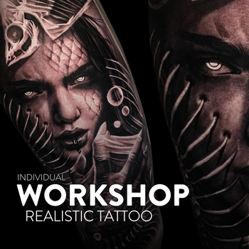 WORKSHOP DI TATTOO REALISTICO individuale 1 o 2 giorni 